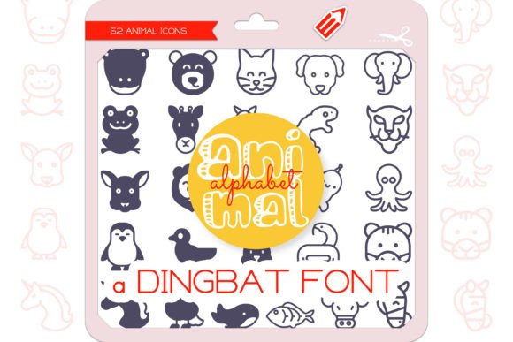 Animal Alphabet: A Playful Dingbat Font for Branding