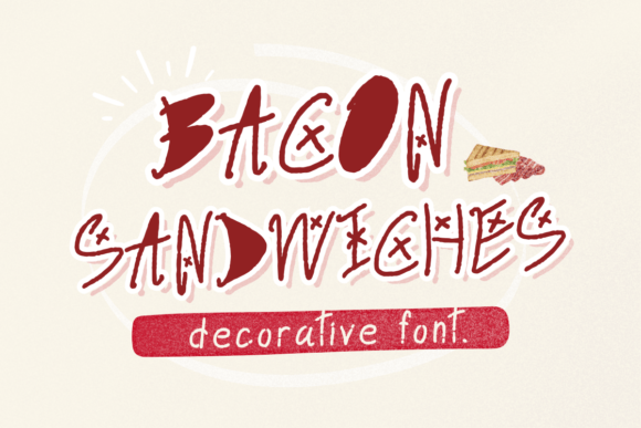 Bacon Sandwiches Font Review for Editorial Design