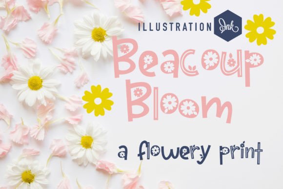 Beacoup Bloom: A Playful Font for Creative Branding