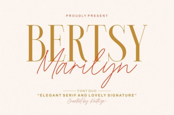 Bertsy Marilyn Serif Font Review