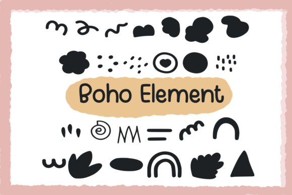 Boho Element: A Playful Font for Polished Branding