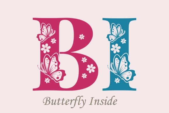 Butterfly Inside: A Font That Elevates Branding with Elegance