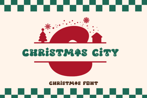 Christmas City Font for Holiday Campaigns