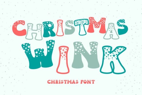 Christmas Wink: A Playful Font for Holiday Branding