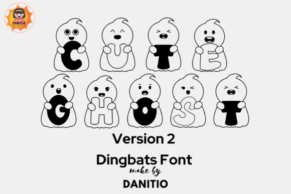 Cute Ghost Version 2 Font for Editorial Design