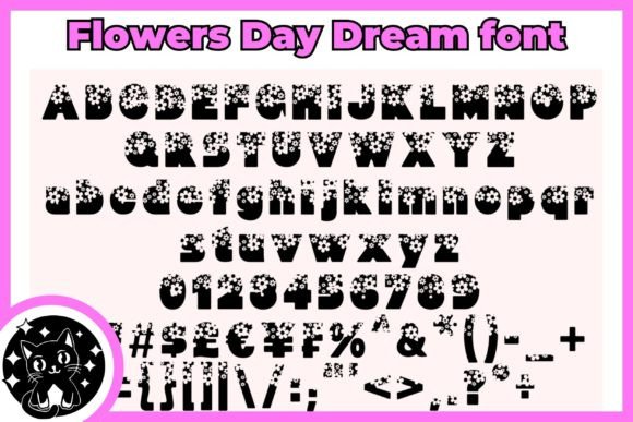 Flowers Day Dream Font for Handmade Creations