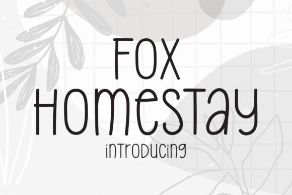 Fox Homestay Serif Font for Web Design