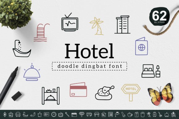 Hotel Font for Business Branding