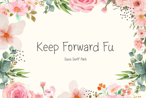 Keep Forward Fu Font for Web Design