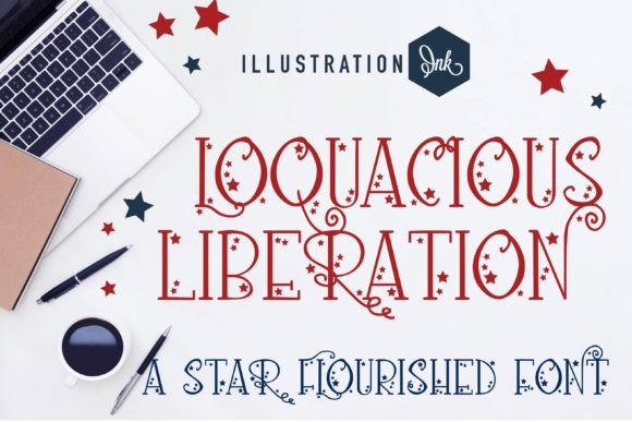 Loquacious Liberation: A Handwritten Serif Font for Editorial Design