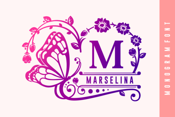 Marselina: A Decorative Font for Digital Creativity