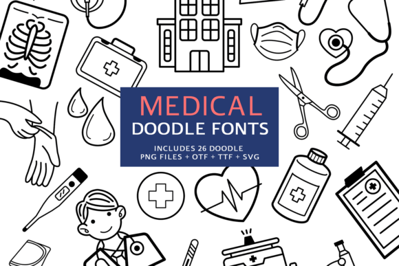 Medical Doodle: A Cute Font for Handmade Creations
