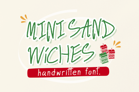 Mini Sandwiches Font for Editorial Design