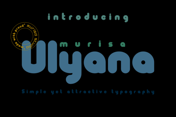 Murisa Ulyana: A Bright Sans Serif Font for Creative Projects