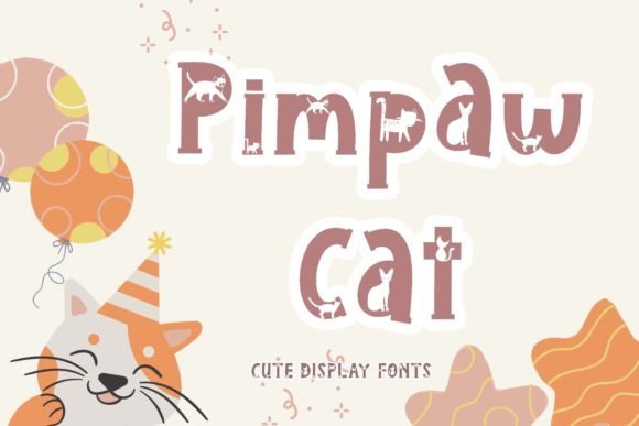 Pimpaw Cat: A Playful Font for Eye-Catching Campaigns