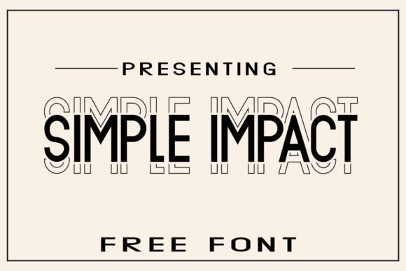 Simple Impact Font for Eye-Catching Brand Content