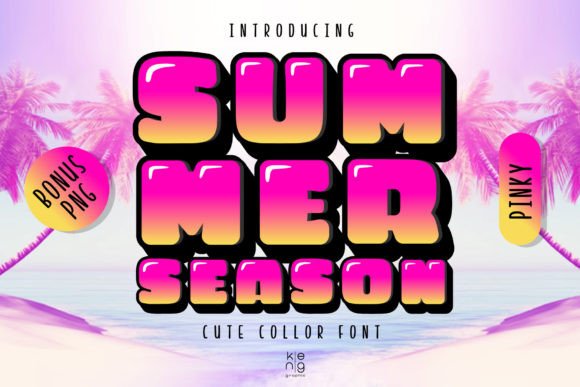 Summer Season Pinky Font for Eye-Catching Designs