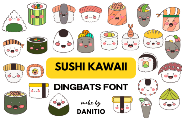 Sushi Kawaii: A Fun Font for Creative Projects