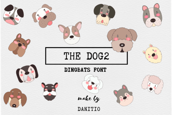 The Dog 2 Font for Handmade Creations