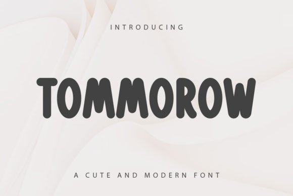 Tommorow Font for Handmade Creations