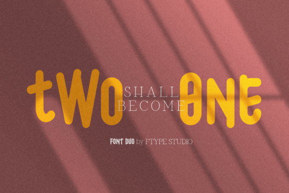 Twoone Serif Font for Handmade and Commercial Projects
