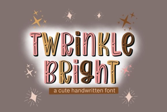 Twrinkle Bright Font for Editorial Design