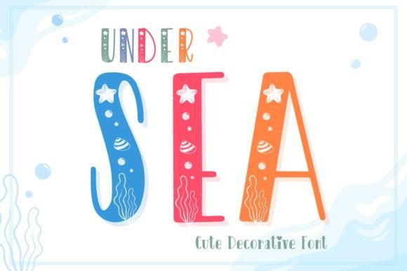 Under Sea Font for Campaign Design