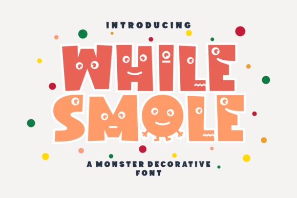 While Smole: A Playful Font for Editorial Charm